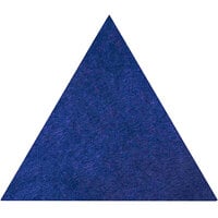 Versare SoundSorb 12 inch Blue Flat Wall-Mounted Acoustic Triangle 7825051