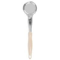Vollrath 6433335 Jacob's Pride 3 oz. Ivory Solid Round Spoodle® Portion Spoon