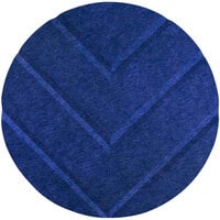 Versare SoundSorb 12 inch Blue Beveled Wall-Mounted Acoustic Chevron Circle 78205204