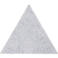 Versare SoundSorb 12 inch Marble Gray Flat Wall-Mounted Acoustic Triangle 7825050
