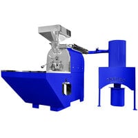 Primo WARDEN-Xr30 Customizable Blue 30 kg (66 lb.) Coffee Roaster with External Cyclone