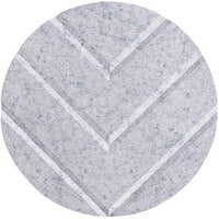 Versare SoundSorb 12 inch Marble Gray Beveled Wall-Mounted Acoustic Chevron Circle 78205206