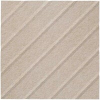 Versare SoundSorb 12 inch x 12 inch Beige Beveled Wall-Mounted Acoustic River Square 78206502