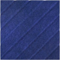 Versare SoundSorb 12 inch x 12 inch Blue Beveled Wall-Mounted Acoustic River Square 78206504