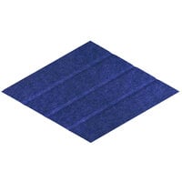 Versare SoundSorb 12 inch x 20 13/16 inch Blue Left Beveled Wall-Mounted Acoustic Rhomboid 78205905