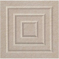 Versare SoundSorb 12 inch x 12 inch Beige Beveled Wall-Mounted Acoustic Blocks Square 78206302