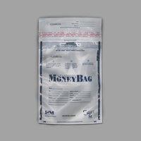 2Pcs Commercial Deposit Bag Bank Pouch Zippered Safe Money Bag Wallet Blue 