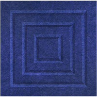 Versare SoundSorb 12 inch x 12 inch Blue Beveled Wall-Mounted Acoustic Blocks Square 78206304