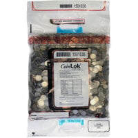 Controltek USA 585097 CoinLok Clear 14 1/2 inch x 25 inch Tamper-Evident Coin Deposit Bag - 50/Pack