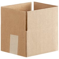 Lavex Packaging 7 inch x 5 inch x 3 inch Kraft Corrugated RSC Shipping Box - 25/Bundle