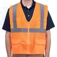 Cordova Orange Class 2 High Visibility Surveyor's Mesh Safety Vest - XL