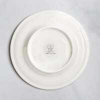 RAK Porcelain Blossom 6 11/16 inch Ivory Embossed Wide Rim Porcelain Flat Plate - 24/Case
