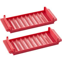 Controltek USA 560560 Red Plastic Coin Tray - $5, Pennies - 2/Pack