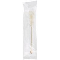 Roses Dryden and Palmer White Wrapped Rock Candy Swizzle Stick - 72/Case