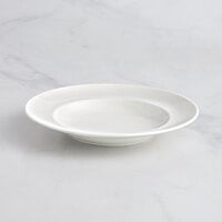 RAK Porcelain Choice 9 7/16" Ivory Embossed Wide Rim Porcelain Deep Plate - 12/Case