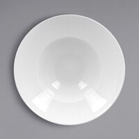 RAK Porcelain Choice 10 1/4" Ivory Embossed Porcelain Extra Deep Plate - 6/Case