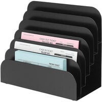 Controltek USA 500075 Black 6-Pocket Cashier Organizer Rack