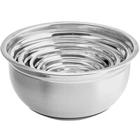 Choice 20 Qt. Stainless Steel Mixing Bowl with Silicone Bottom