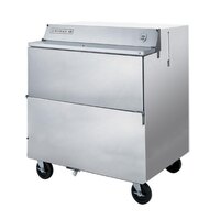 Beverage-Air SMF34HC-1-S 34" Stainless Steel 1-Sided Forced Air Milk Cooler