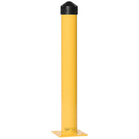 Eagle Manufacturing 1757 5 9/16" x 42" Safety Yellow Steel Bollard Post