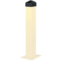 Eagle Manufacturing 1759 5" Black Square Plastic Bollard Cap