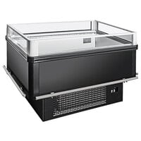 Kool It KII 420 100" Open Air Dual Temperature Refrigerated and Freezer Island Merchandiser