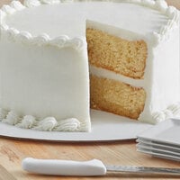 24 inch White Corrugated Cake Circle - 100/Case
