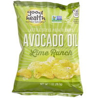 Good Health Avocado Oil Lime Ranch Kettle Chips1 oz. - 30/Case