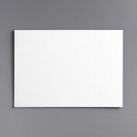 14 inch x 10 inch White Double-Wall Corrugated 1/4 Sheet Cake Pad - 50/Case