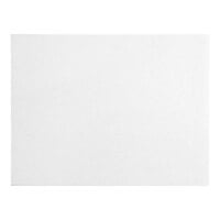 18" x 14" White Corrugated Half Sheet Cake Board - 50/Case