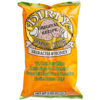 Dirty Potato Chips Sriracha and Honey Potato Chips 2 oz. - 25/Case