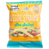 Good Health Sea Salted Veggie Straws 1 oz. - 24/Case