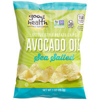 Good Health Avocado Oil Sea Salted Kettle Chips 1 oz. - 30/Case