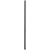 10 1/4 inch Jumbo Black Unwrapped Straw - 2000/Case