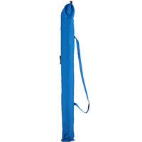 6' Pacific Blue Push Lift Umbrella with 1 1/4 inch Steel Pole