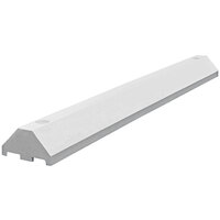 Plastics-R-Unique ULTRA3648PBWL Ultra 3 1/4" x 6" x 4' Compact White Parking Block