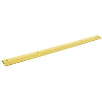 Plastics-R-Unique 210120SBYL 2 inch x 10 inch x 10' Yellow Plastic Speed Bump with Channels