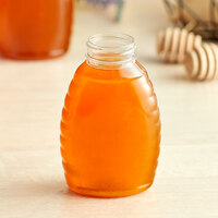 8 oz. (12 oz. Honey Weight) Classic Queenline PET Honey Bottle