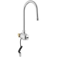 Waterloo Wall Mount Hands-Free Sensor Faucet with 6 3/8 inch Gooseneck Spout