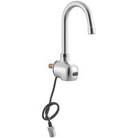 Waterloo Wall Mount Hands-Free Sensor Faucet with 4 3/8 inch Gooseneck Spout