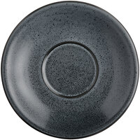 Sample - Acopa Embers 5 1/2 inch Blue Matte Stoneware Saucer