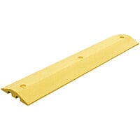 Plastics-R-Unique 21048SBYL 2 inch x 10 inch x 4' Yellow Plastic Speed Bump with Channels