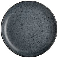 Acopa Embers 9 1/2" Midnight Blue Matte Coupe Stoneware Plate - 12/Case