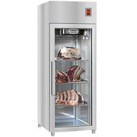 Salubrino 2.0 47119 29 1/8" Glass Door Meat Preservation and Dry Aging Cabinet 264 lb. Capacity - 220V, 1564W