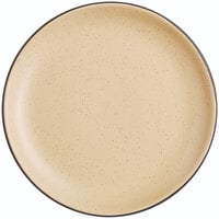 Acopa Embers 7 1/2" Harvest Tan Matte Coupe Stoneware Plate - 24/Case