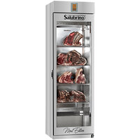 Salubrino 2.0 47117 23 5/8 inch Glass Door Meat Preservation and Dry Aging Cabinet 176 lb. Capacity - 115V, 510W