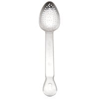 Vollrath 64404 Jacob's Pride 13" Heavy-Duty One-Piece Perforated Stainless Spoon