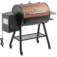 Pit Boss 10796 24 Mahogany Vertical Barrel Charcoal Smoker