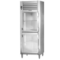 Traulsen RHT126WUT-HHG Stainless Steel 19.1 Cu. Ft. One Section Glass Half Door Shallow Depth Reach In Refrigerator - Specification Line