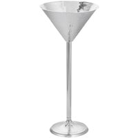 Tablecraft 32 1/2 inch Stainless Steel Martini-Shaped Beverage Stand RS1432